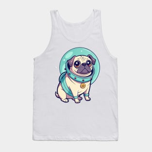 Astronaut Pug Tank Top